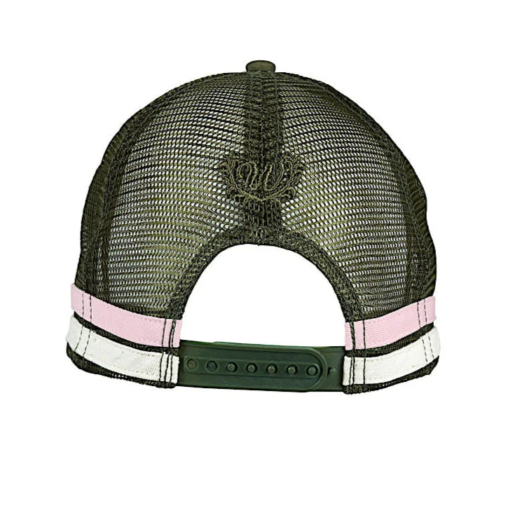 Wrangler Tahlia High Profile Trucker Cap - Olive - Image 2