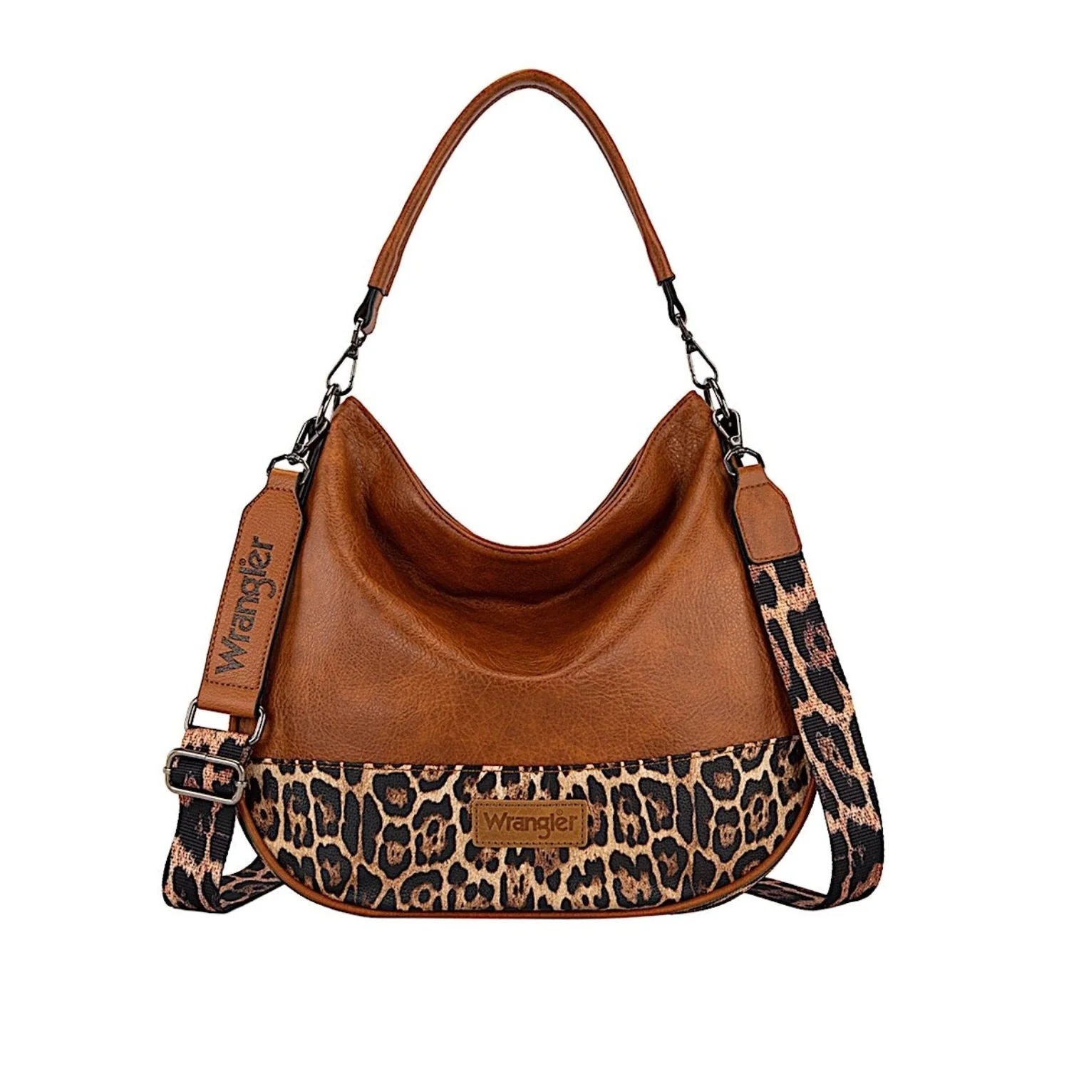 Wrangler Women's Animal Print Slouch Bag - Leopard