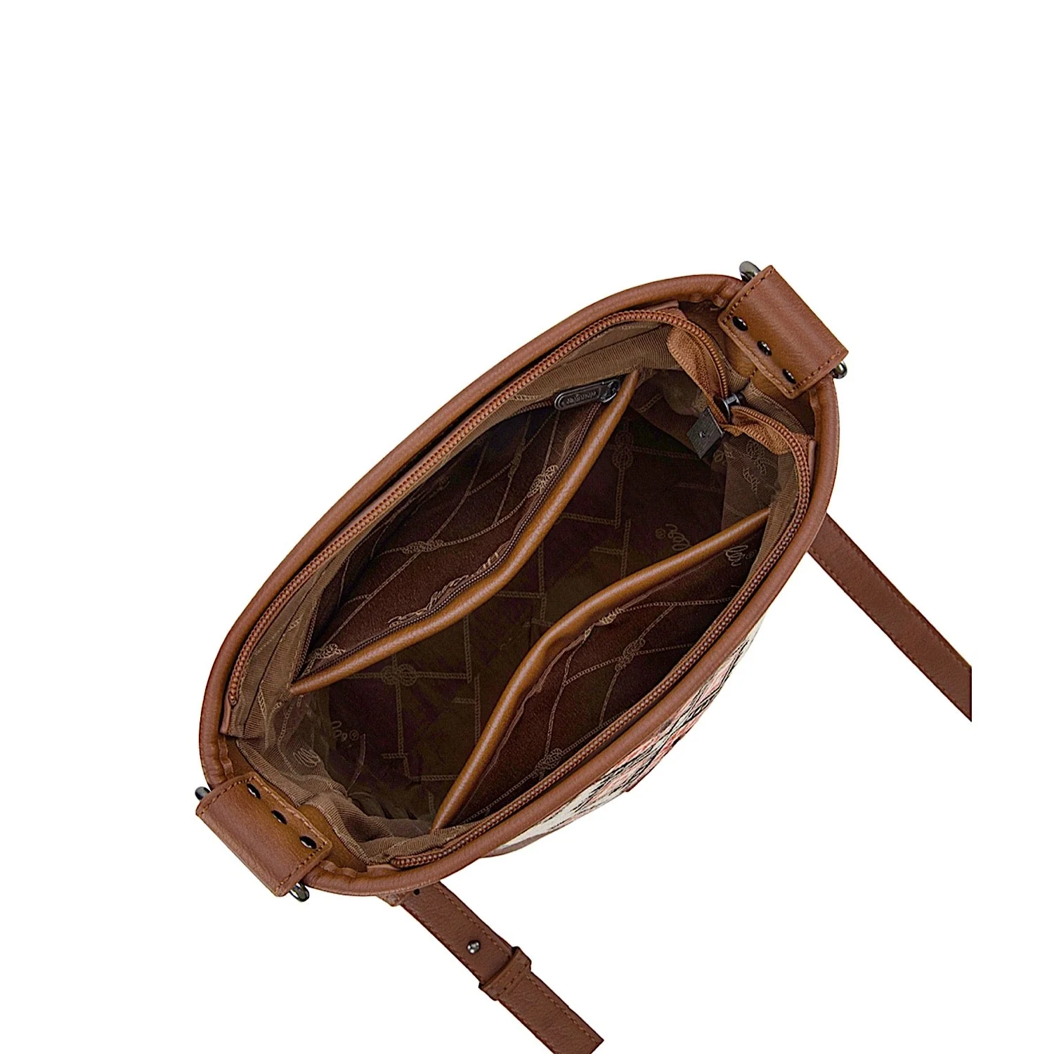 Wrangler Women's Lia Aztec Crossbody Bag - Brown - Image 3