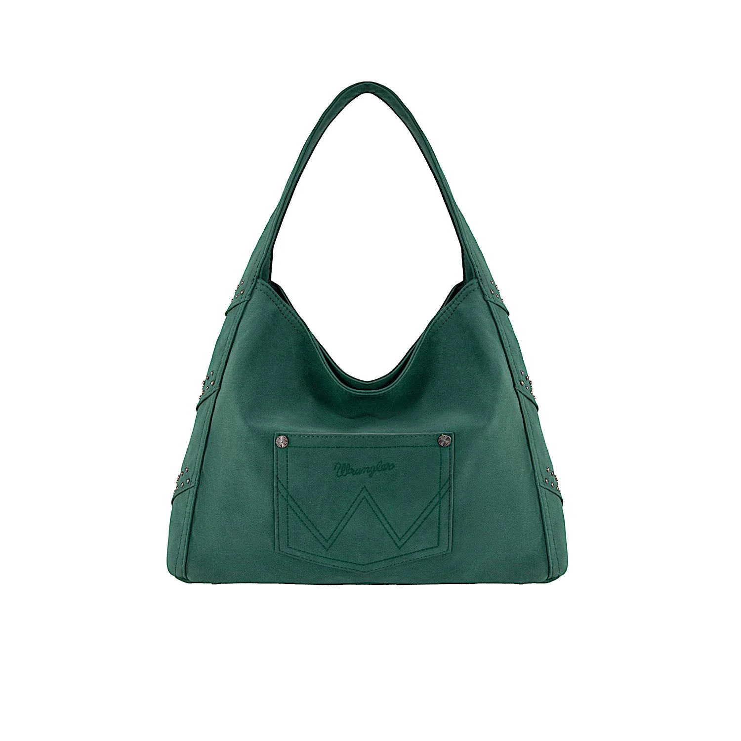 Wrangler Women's Shiloh Fringe Studded Bag  - Turquoise - Image 2