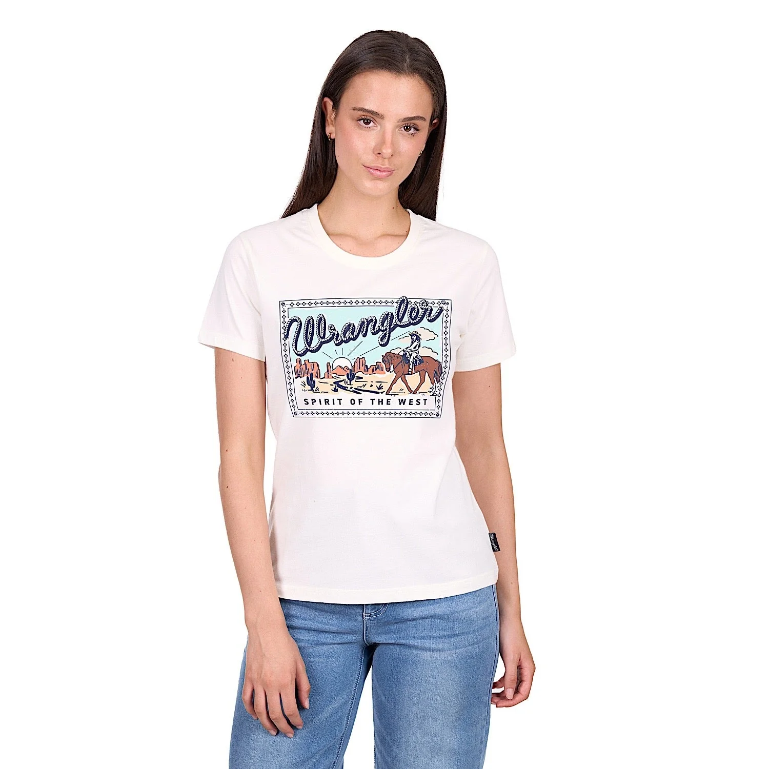 Wrangler Women's Vanessa T-Shirt - Cream